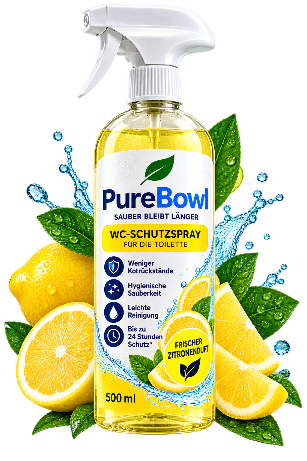 PureBowl WC Antihaft-Spray-Zitrone / 500ml