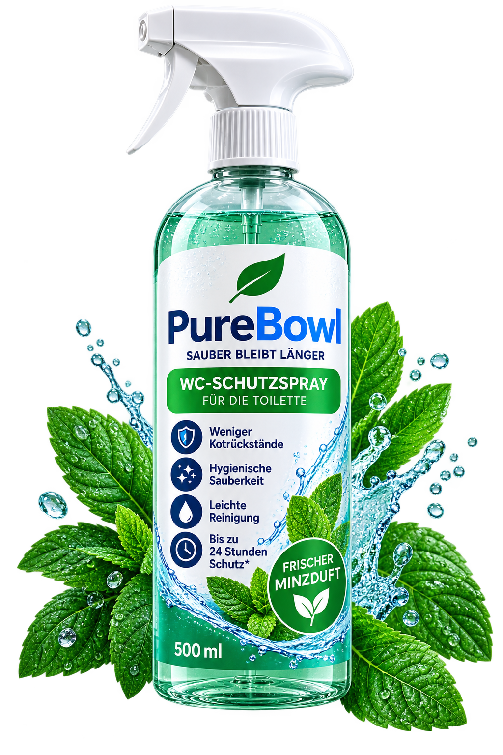 PureBowl WC Antihaft-Spray-Minze / 500ml